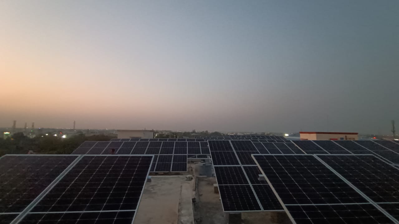 Bundelkhand University solar installation