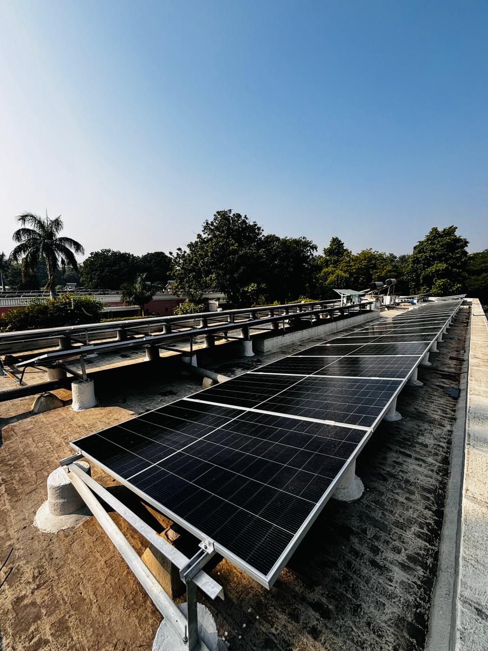 Embassy of Sweden solar installation